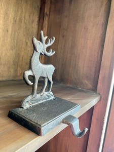 Durable Iron Christmas <b>Stocking</b> <b>Holder</b> Set Decorative Mantel Hooks for Home Decor feltsocks - Product Image 3