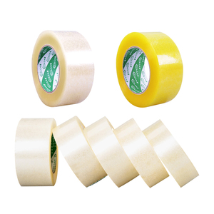 Vela Guangdong personalizado claro 48Mm sello frágil 60Mm embalaje transparente Bopp cinta de embalaje - Product Image 1