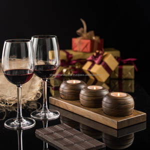 Soporte de luz de té de piedra de mármol hecho a mano con superficie pulida, perfecto para decoración de hotel, spa y sala de estar de lujo - Product Image 3