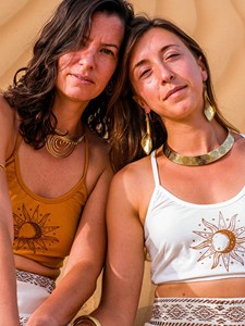 Celestial Sun Print Cotton Crop <b>Top</b> Boho <b>Festival</b> Style Handmade Camisole Bralette Premium Breathable Cotton Fabric bralette <b>Top</b> - Product Image 5