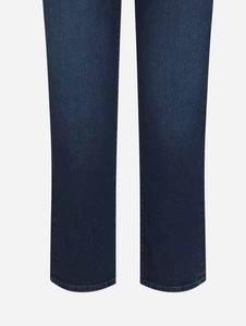 Pantalones deportivos de forro polar transpirable para mujer, de corte holgado, con logo personalizado impreso, cintura media, diseño frontal plano informal, en azul liso teñido. - Product Image 6