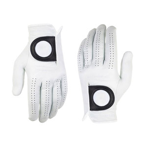 Guantes de Golf de Piel de Oveja Cabretta Blancos Personalizados de Primera Calidad, Suaves, Transpirables, Duraderos, Agarre Profesional, Rendimiento de Golf - Product Image 1