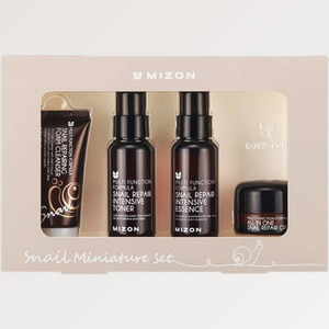 ชุดผลิตภัณฑ์ดูแลผิวหน้าสไตล์เกาหลี Mizon K-Beauty Snail Miniature Set ชุด 4 ชิ้น ผลิตในเกาหลี สำหรับทุกเพศ กล่องของขวัญสไตล์เกาหลี - Product Image 4