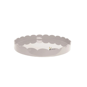 OEM ODM Bandeja Decorativa de Lujo Ecológica de MDF Lacado Festoneado con Asas Recortadas para Accesorios de Decoración del Hogar - Product Image 1