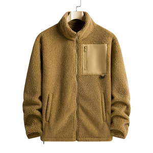 Chaqueta de Forro Polar Sherpa para Hombre, Gruesa y Cálida, 100% Poliéster, Cortavientos, con Puños Microelásticos, Suave y Afelpada, Tipo Teddy, Venta al por Mayor - Product Image 6