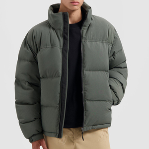 <b>Top</b> Quality Wholesale Custom <b>Bubble</b> Jacket Manufacturer Men Winter Puff Jacket Trench Thick Black Soft Waterproof - Product Image 1