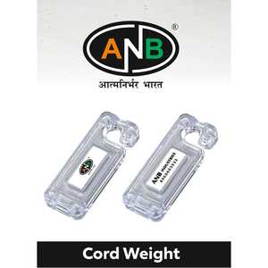 ANB <b>Plastic</b> Cord Weight for Roller and Vertical Blinds Waterproof Horizontal Pattern Shades Components for Shade Control - Product Image 2