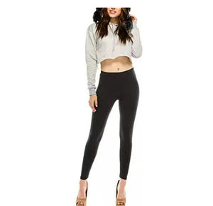 <b>Women</b> <b>V</b>-<b>Neck</b> Cropped <b>Sweatshirt</b> Solid Color Full Sleeve Drop-Shoulder Oversized Knitted Breathable Autumn Wear - Product Image 2