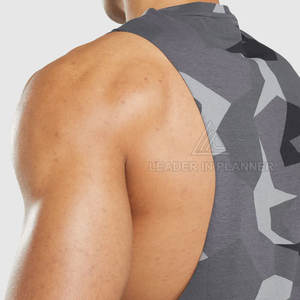 Derniers prix de gros, débardeurs de sport pour hommes de haute qualité, design OEM, débardeurs de sport pour hommes pas chers et de bonne qualité - Product Image 6