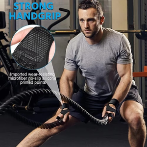 Gants d'entraînement antidérapants pour la musculation, gants de soutien pour les paumes, équipement de fitness pour hommes et femmes - Product Image 5