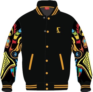 Wholesale <b>Men's</b> Custom Canvas Stand Collar <b>Varsity</b> <b>Bomber</b> <b>Jackets</b>-Eco-Friendly Winter Outerwear - Product Image 5