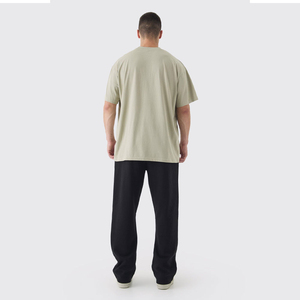 Men's <b>Black</b> Cotton/Polyester Drawstring Waist Sweatpants with Side Pockets Quick Dry & Breathable Smart Casual Autumn Pants - Product Image 2