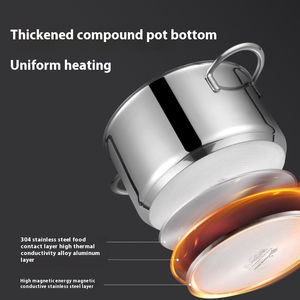 Marmites à soupe doubles grande capacité tout-en-un multifonctionnelles avec poignées doubles et design épaissi - Product Image 5