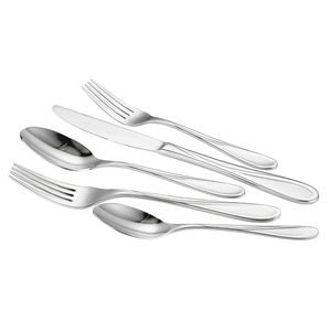 Set di posate da 30 pezzi in acciaio inossidabile per alimenti, utensili con finitura a specchio, lavabili in lavastoviglie, con rivestimento PVD - Product Image 1
