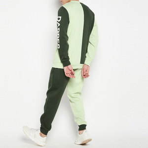 Ensemble de survêtements d'hiver personnalisables deux pièces pour hommes, 100 % coton, respirant, léger, taille élastique, imprimé délavé à l'acide - Product Image 3
