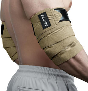 Bandes de soutien élastiques souples pour les coudes, pour la musculation et l'entraînement - Protection professionnelle, unisexe, logo et emballage personnalisables - Product Image 4