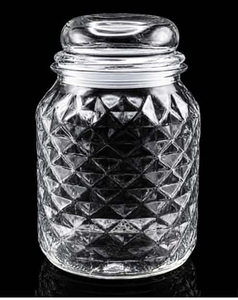 Wholesale Supply 1055ml Design <b>Glass</b> Jar Durable <b>Food</b> Storage <b>Container</b> for Kitchen Pantry Packaging and Home Use - Product Image 4