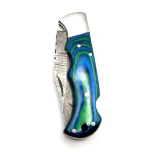 Cuchillo Plegable de Acero de Damasco Hecho a Mano de Alta Calidad, Precio Bajo al por Mayor, 5 Pulgadas, Fabricación OEM - Product Image 3
