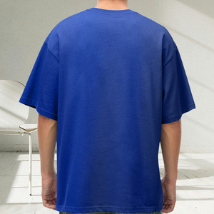 เสื้อยืดสตรีทแวร์ผู้ชาย 200 GSM ผ้าฝ้าย 100% คุณภาพสูง ระบายอากาศได้ดี แขนสั้น แบบเรียบ - Product Image 2