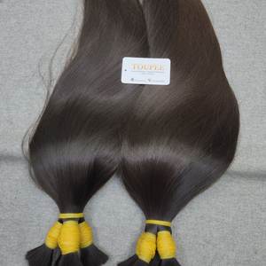 Cheveux humains en vrac super doublement étirés vietnamiens | Couleur noire naturelle | Doux durables et sans enchevêtrement | Fourniture directe du fabricant - Product Image 4