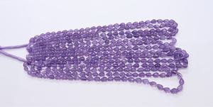 Perles en améthyste naturelle africaine facettées en forme de goutte 5x7-7x9 MM, perles en améthyste en forme de larme, 16 pouces, gouttes d'améthyste - Product Image 4