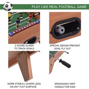 โต๊ะฟุตบอลพร้อมขา27นิ้วสำหรับการแข่งขันในร่ม - Product Image 6