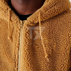 2026 Sports <b>Men's</b> Winter Coat Customizable Zip-up <b>Fleece</b> <b>Jacket</b> Stand Collar Windproof Warm <b>Sherpa</b> Design OEM Service Available - Product Image 5