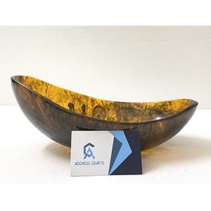 ชามผลไม้เรซิ่นแบบกำหนดเอง จานรูปไข่สำหรับตกแต่งรอมฎอน ใส่ขนม อินทผลัม ช็อกโกแลต ลูกอม ทนทาน หรูหรา สไตล์วินเทจ สำหรับขนมขบเคี้ยวและของหวาน - Product Image 5