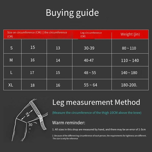 Custom Elastic Seamless Foldable <b>Knee</b> Protector Breathable Bamboo <b>Compression</b> Shin Leg Sleeves Charcoal Fibre Protection - Product Image 6