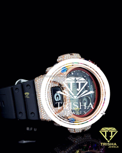 Premium Hip Hop <b>Watch</b> Featuring VVS Moissanite <b>Diamonds</b> and 925 Sterling Silver Construction - Product Image 4