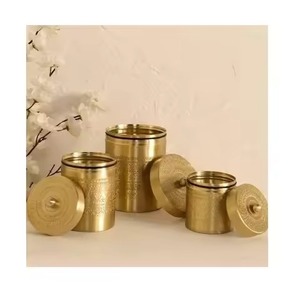 Handmade Metal <b>Candle</b> Jar with Antique Finish Elegant <b>Candle</b> Holder for Living Room and Dining Table Decor - Product Image 6