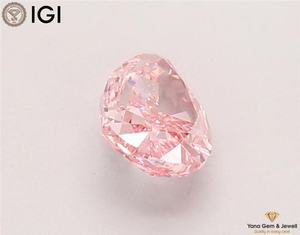 Diamante Cultivado en Laboratorio con Forma de Pera de 1.00 Quilates, con Certificado IGI, para Anillo de Regalo de Cumpleaños, Claridad VS1, Color Rosa Intenso - Product Image 6