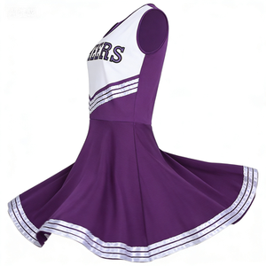 Ensemble d'uniformes de cheerleading personnalisés pour femmes et filles adultes, de haute qualité, en polyester 320g, nouvelle mode, uniformes d'entraînement de cheerleading personnalisés - Product Image 2
