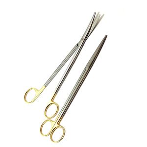 Ciseaux laparoscopiques à 4 pointes aiguisées, manuels, en acier inoxydable, certifiés CE, réutilisables, ensemble d'instruments de haute qualité - Product Image 1