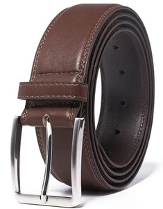 Ceinture en cuir véritable pleine fleur personnalisée pour hommes et femmes, décontractée, polyvalente, haut de gamme, avec boucle ardillon pour affaires - Product Image 3