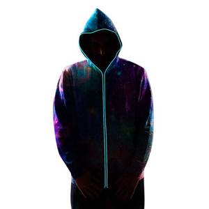 Sudadera con Capucha Personalizada con Logotipo OEM, Resistente al Viento, Lavado Ácido, Color Sólido, Poliéster/Algodón de Alta Calidad para Unisex - Product Image 2