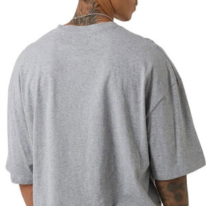 เสื้อยืดทรงบ็อกซี่สไตล์เทรนดี้สำหรับผู้ชาย ผ้าคอตตอนพรีเมียม เนื้อหนา ใส่สบาย ทรงหลวม ใส่ลำลองได้ เหมาะกับแฟชั่นและการสวมใส่ที่สบาย - Product Image 5