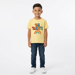 T-shirt en coton respirant à manches courtes et col rond pour homme, imprimé par transfert thermique motif chien mignon, coupe classique, style décontracté, 180g - Product Image 1