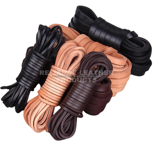 4mm Dark Brown Shine Flat <b>Leather</b> Cord Full Grain <b>Leather</b> Strap for <b>Bracelet</b> Necklace Making - Product Image 4