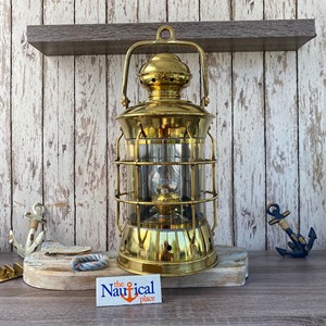 Vintage Mango Wood <b>Lantern</b> Antique <b>Brass</b> Finish | Wholesale Decorative <b>Lanterns</b> India - Product Image 4