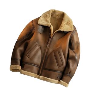 เสื้อหนังผู้ชาย, เสื้อคอตั้งกันน้ำระบายอากาศได้ดีเสื้อเชิ้ตลำลองหนาอบอุ่นฤดูใบไม้ร่วงฤดูหนาว - Product Image 1