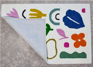 พรมขนสัตว์ทอมือหลากสี คุณภาพสูง ผลิตด้วยมือ เป็นมิตรกับสิ่งแวดล้อม กันลื่น ทันสมัย เหมาะสำหรับห้องนั่งเล่น เด็ก โรงแรม สำนักงาน - Product Image 3