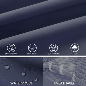 กางเกงกอล์ฟผู้ชายขายส่ง น้ำหนักเบา ระบายอากาศได้ดี กันน้ำ ผลิตจากโพลีเอสเตอร์ เอวกลาง สไตล์ลำลอง ดีไซน์หน้าเรียบ ทรงตรง - Product Image 6