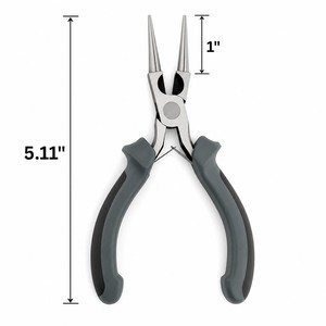 <b>Rosary</b> Pliers with Round Nose 130mm Precision Jewelry Making Tool ZetomedPro - Product Image 2