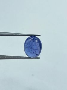 สีน้ำเงินรอยัลธรรมชาติ แทนซาไนต์คุณภาพสูง 2 ชิ้น พลอยรูปไข่ 7.55 กะรัต 9x11 มม. สำหรับทำเครื่องประดับ - Product Image 4