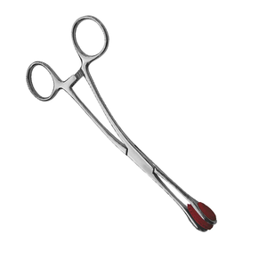 Young Tongue Holding Forceps Veterinary Dental Instruments Collin Tongue Clamp Made of Steel By <b>Blush</b> Surgical - Product Image 4