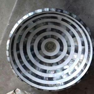 Lavabo de Lujo Hecho a Mano con Mosaico Decorativo, Lavabo de Baño Premium, Ligero, Diseño Geométrico Bohemio, Exportación - Product Image 2