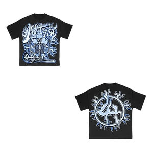 เสื้อยืดคอตตอนสีพื้นพิมพ์ลายตามสั่ง ระบายอากาศได้ดี เป็นมิตรกับสิ่งแวดล้อม แขนสั้น ใส่ได้ทั้งชายและหญิง - Product Image 5