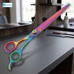 Tijeras para el cuidado de mascotas de acero inoxidable, tijeras de adelgazamiento para cortar el cabello con hoja afilada para mascotas, corte de pelo profesional para mascotas - Product Image 2