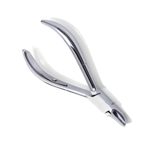 Pince à cuticules japonaise M-19 en acier inoxydable de qualité chirurgicale, outil de manucure à ressort unique - Product Image 2